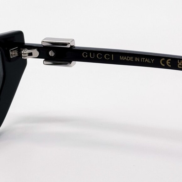 NEW GUCCI GG1683O 001 EYEGLASSES WOMEN BLACK EYEWEAR - Picture 9 of 10